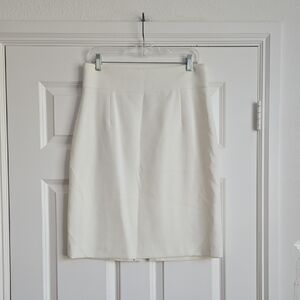 Isabella DeMARCO Classic White Pencil Skirt